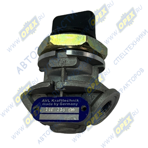 71877000 Клапан управления рулевой колонки 2 выхода М10х1 КАМАЗ BPW (1970-2020), DAF LCV (1970-2020), MAN Bus (1970-2020), MB LCV (1970-2020); 0019975036 AVL Krafttechnik